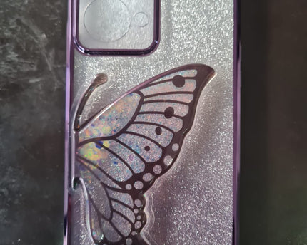 Luxury Glitter Cute Butterfly Plating Soft TPU