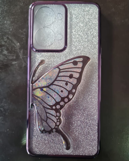 Luxury Glitter Cute Butterfly Plating Soft TPU