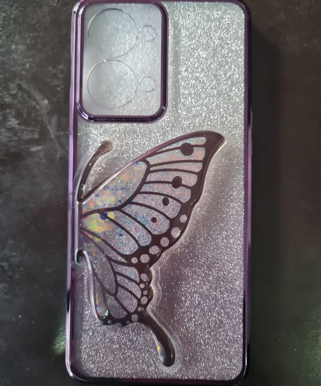Luxury Glitter Cute Butterfly Plating Soft TPU