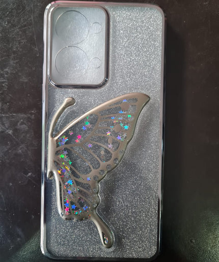 Luxury Glitter Cute Butterfly Plating Soft TPU