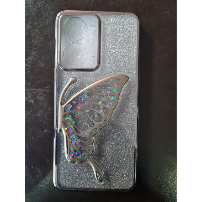Luxury Glitter Cute Butterfly Plating Soft TPU