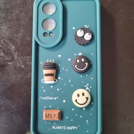 TG Cute 3D Bear Coffee Phone Case For Android  Soft Shockproof Protective Cover
