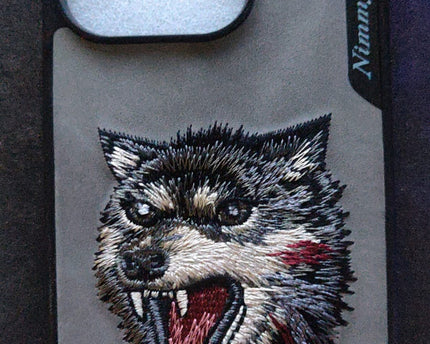 Nimmy Jacket Cool & Cute Embroidery Case Cover- For iPhone