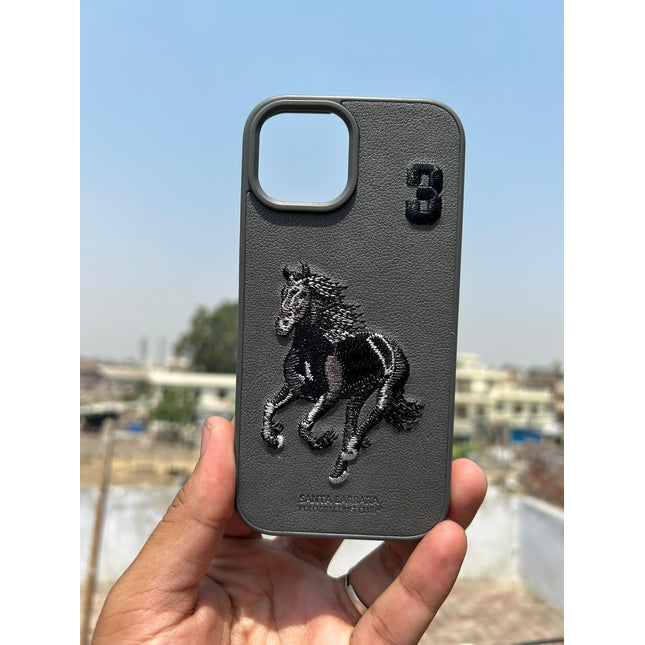 Santa Barbara Polo & Racquet Club ® Leather Boris Case Apple iPhone 15