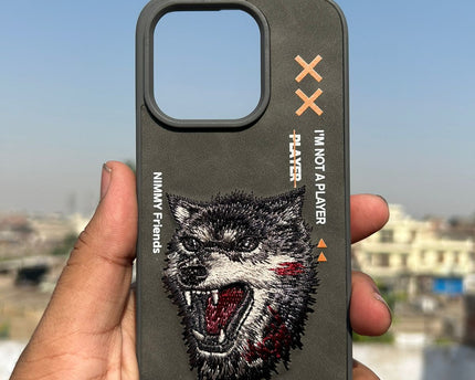 Nimmy Jacket Cool & Cute Embroidery Case Cover- For iPhone