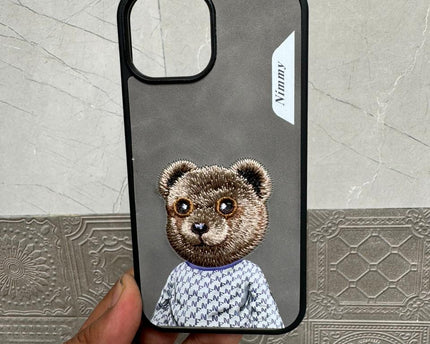 Nimmy Jacket Cool & Cute Embroidery Case Cover- For iPhone