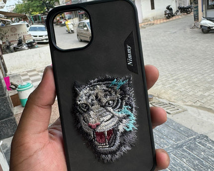 Nimmy Jacket Cool & Cute Embroidery Case Cover- For iPhone