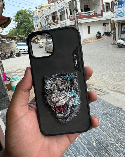 Nimmy Jacket Cool & Cute Embroidery Case Cover- For iPhone
