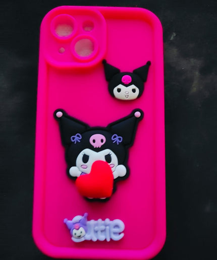 Cartoon Kuromi Kitty Case,Full Protective for iPhone
