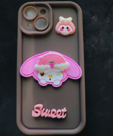 Cartoon Kuromi Kitty Case,Full Protective for iPhone