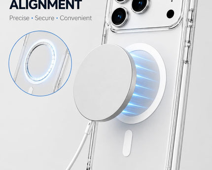 Anti-Yellow Clear Magnetic Case for iPhone 18 Pro