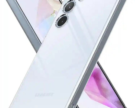 Back Cover Soft Case for Samsung Galaxy M56 5G | Best Camera Protection | Inbuilt Dust Plugs & Anti-Slip Grip | Ultra Clear Slim Back Cover Case for Samsung M56 5G (Silicone, Transparent)