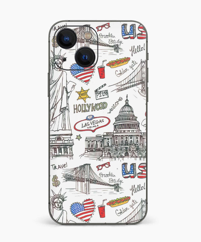 Hollywood Art Skin Wrap For iPhone