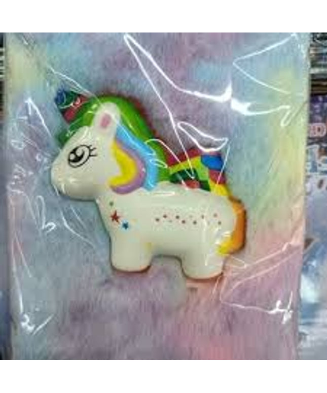 Oytra A5 Squishy Puffer Unicorn Diary Notebook