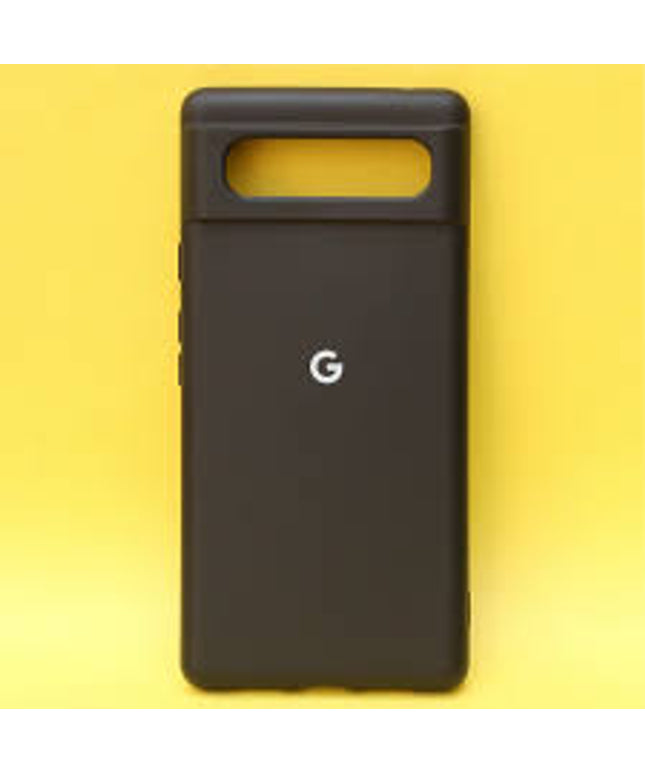 Matte Finish Soft Back Case Cover for Google Pixel 6a - Black (Rubber)