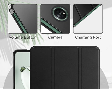 OnePlus Pad Go Cover Case, Trifold Flip Case Cover for OnePlus Pad GO 11.35 inch with Translucent Back [Support Auto Sleep Wake]