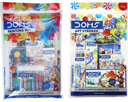 DOMS Painting Kit Gifting Range for Kids Art Strokes Kit, Multicolor