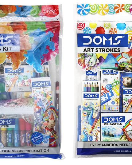 DOMS Painting Kit Gifting Range for Kids Art Strokes Kit, Multicolor