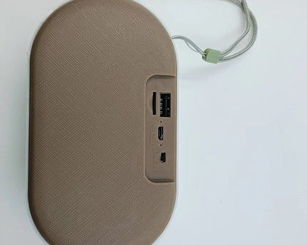 Grey ROCK MUSIC BT-654FMDL Big Bass Wireless Speaker