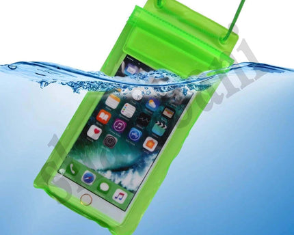 Full 100% Waterproof & Transparent Plastic Pouch Mobile Cover Use in Rainy Seasons(Pack of 4)