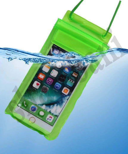 Full 100% Waterproof & Transparent Plastic Pouch Mobile Cover Use in Rainy Seasons(Pack of 4)