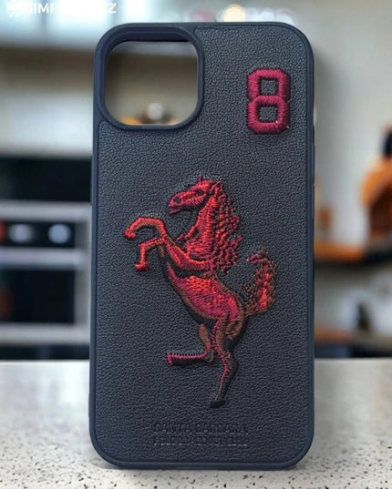 Santa Barbara Polo &Racquet Club ® Leather Boris Case Apple iPhone Series Black