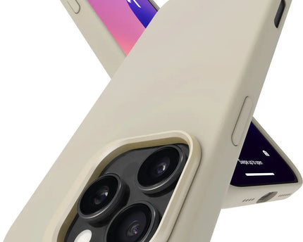 iPhone 16 Pro Silicone Case (Cream Titanium)