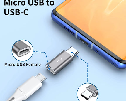 Ubon OTG346 Micro USB (V8) to Type C Converter