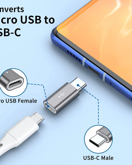 Ubon OTG346 Micro USB (V8) to Type C Converter