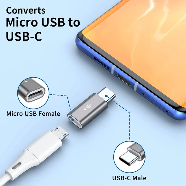 Ubon OTG346 Micro USB (V8) to Type C Converter