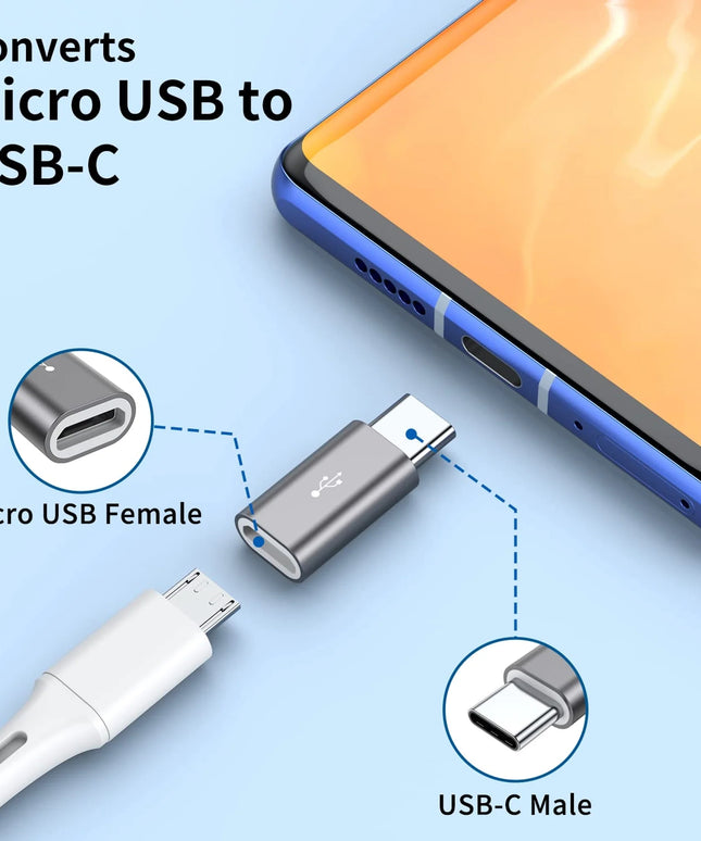 Ubon OTG346 Micro USB (V8) to Type C Converter