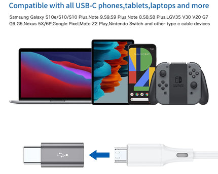 Ubon OTG346 Micro USB (V8) to Type C Converter