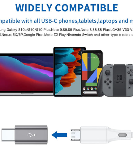 Ubon OTG346 Micro USB (V8) to Type C Converter