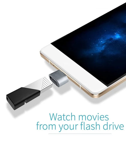 Ubon TC196 Micro USB OTG Connector to USB - Adapter for Smartphones and Tablets