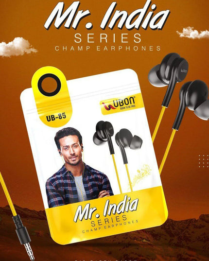 Ubon UB85 Wired Earphone With - Mr. India High Sound Quality