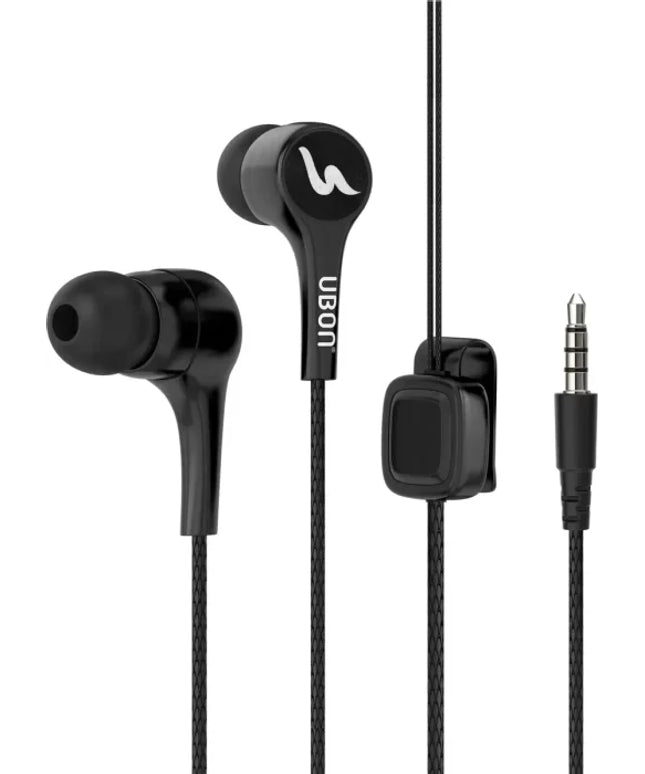 Ubon UB960 Wired Earphone With Mic - ECHO BUDS High Bass