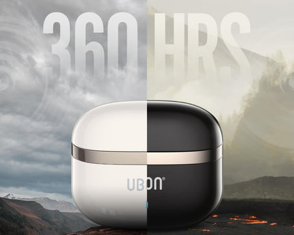 UBON AIR MUSIC J9 True Wireless Earbuds with Active Noise Cancellation (ANC) - Type-C, Up to 30 Hours Playtime