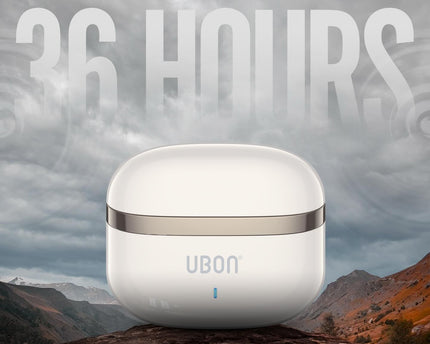 UBON AIR MUSIC J9 True Wireless Earbuds with Active Noise Cancellation (ANC) - Type-C, Up to 30 Hours Playtime